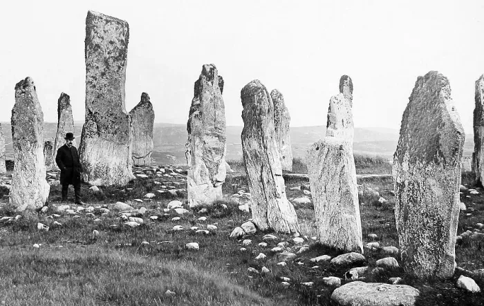 Framed Print : Callanish Stones Isle of Lewis early 1900s