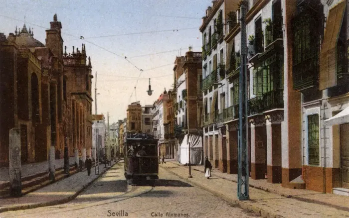 Framed Print : Calle Alemanes, Seville, Spain Framed Print : Calle Alemanes, Seville, Spain