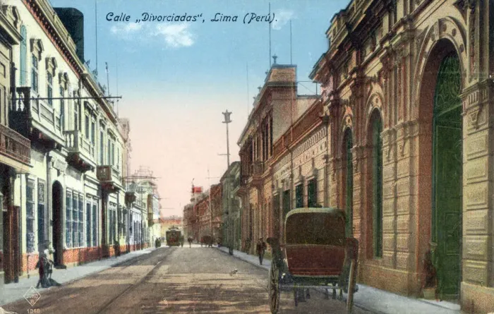 Framed Print : Calle Divoriciadas, LIma, Peru Framed Print : Calle Divoriciadas, LIma, Peru
