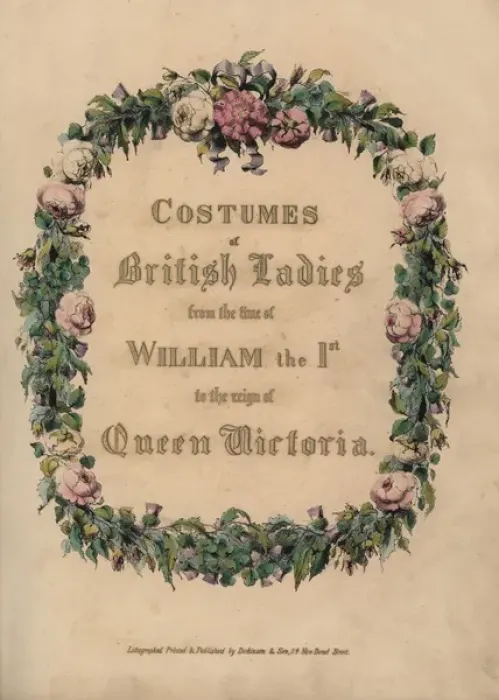 Framed Print : Calligraphic title within garland of roses Framed Print : Calligraphic title within garland of roses