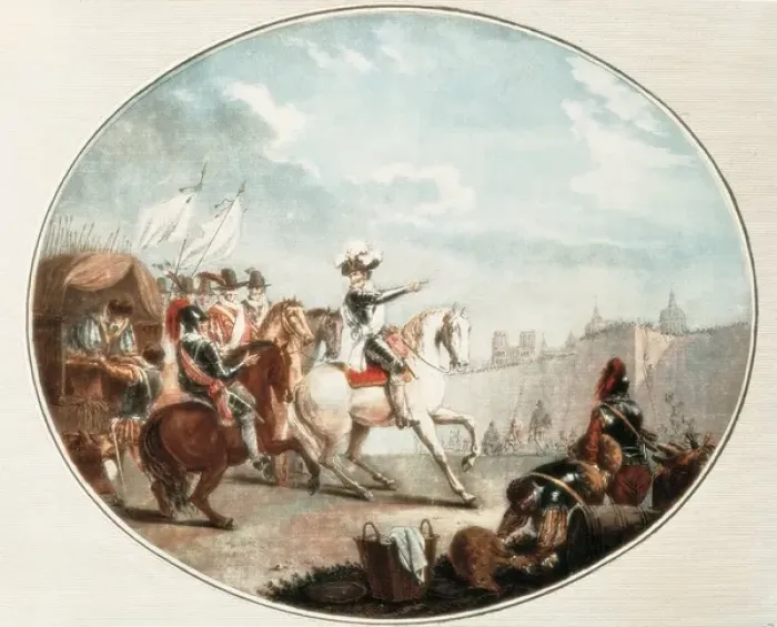 Framed Print : CALLOT, Jacques (1592-1635). Henry of Bourbon in Framed Print : CALLOT, Jacques (1592-1635). Henry of Bourbon in