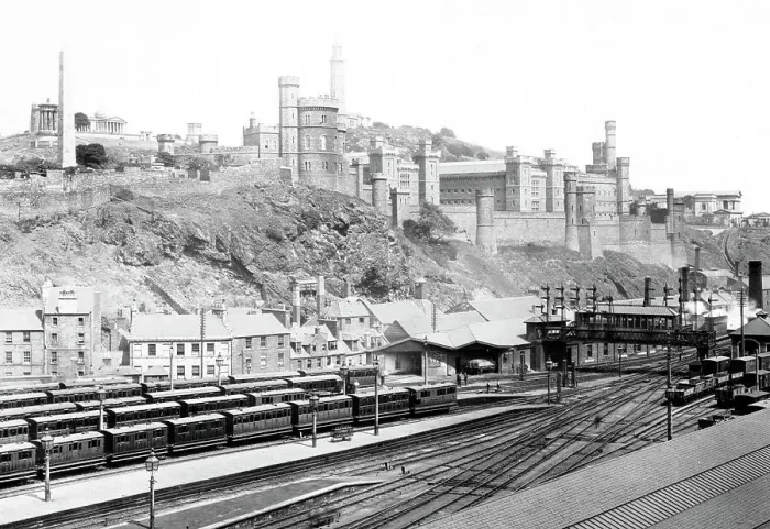 Framed Print : Calton Hill Edinburgh Victorian period Framed Print : Calton Hill Edinburgh Victorian period