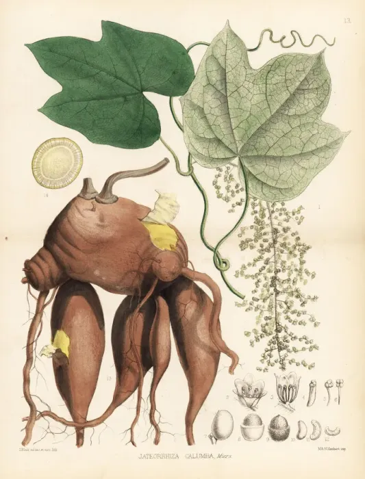 Framed Print : Calumba, Jateorhiza palmata Framed Print : Calumba, Jateorhiza palmata