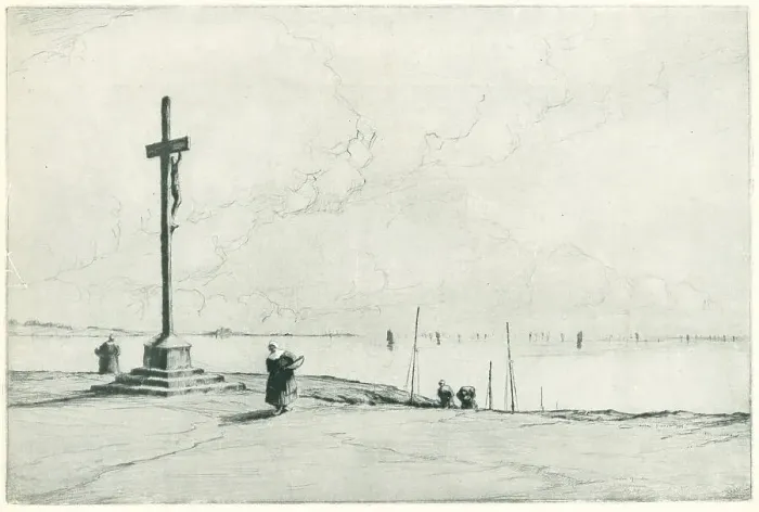 Framed Print : The Calvary Concarneau Framed Print : The Calvary Concarneau