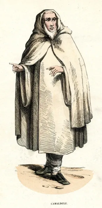 Framed Print : CAMALDOLI. A monk of the CAMALDOLI, a Benedictine spin-off Date: 1848 Framed Print : CAMALDOLI. A monk of the CAMALDOLI, a Benedictine spin-off Date: 1848