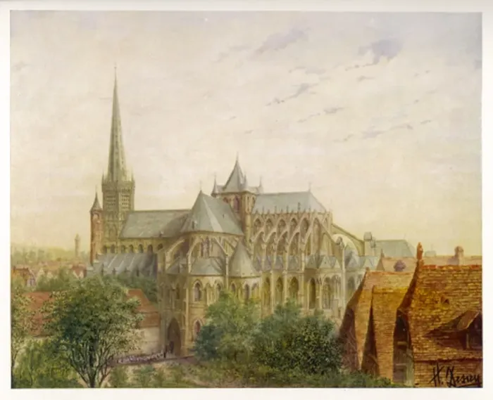 Framed Print : Cambrai Cathedral Framed Print : Cambrai Cathedral