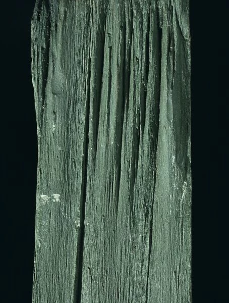 Slate. Cambrian slate from North Wales. Slate is metamorphosed shale