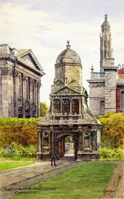 Framed Print : Cambridge - Caius College, Gate of Honour Framed Print : Cambridge - Caius College, Gate of Honour