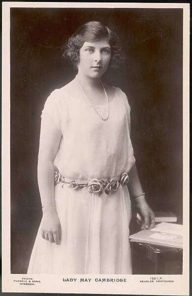 Cambridge / Lady May. LADY MAY CAMBRIDGE later Lady Henry Abel Smith Daughter of the Earl