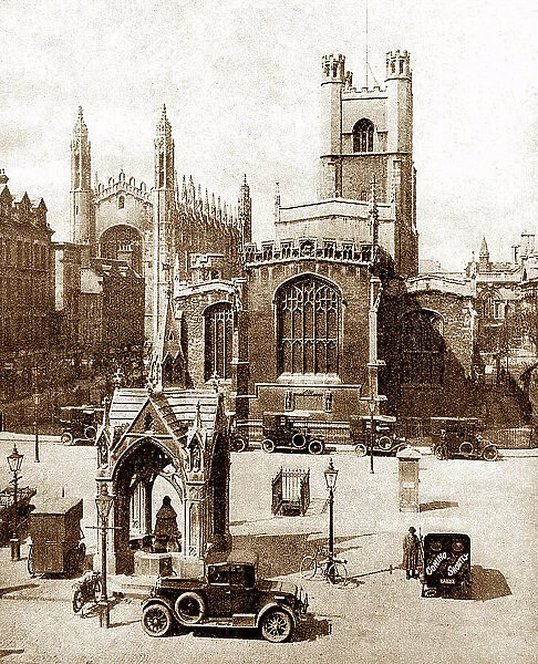 Cambridge Market Place, early 1900s