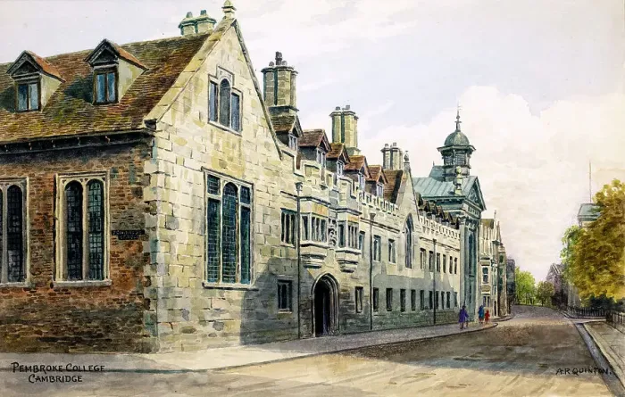 Framed Print : Cambridge - Pembroke College Framed Print : Cambridge - Pembroke College