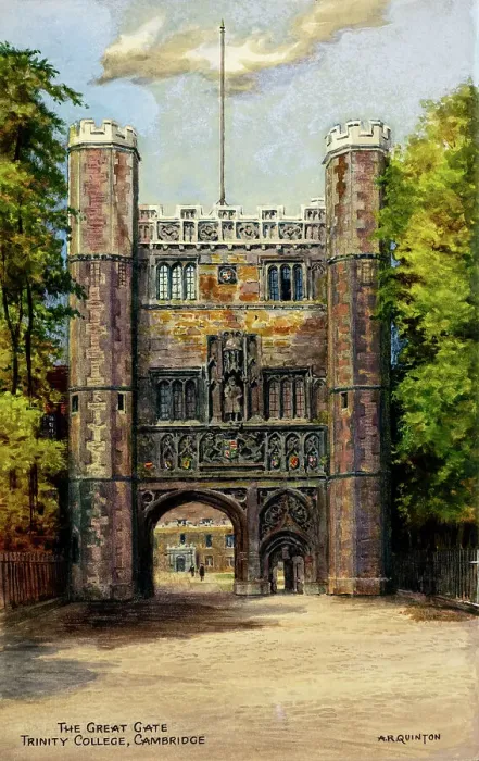 Framed Print : Cambridge - Trinity College, The Great Gate Framed Print : Cambridge - Trinity College, The Great Gate