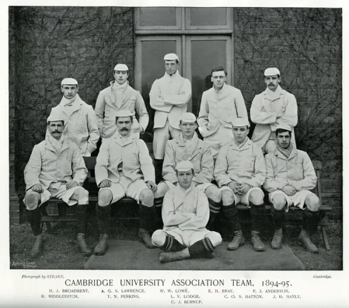 Framed Print : Cambridge University Association Team, 1894-5 Framed Print : Cambridge University Association Team, 1894-5