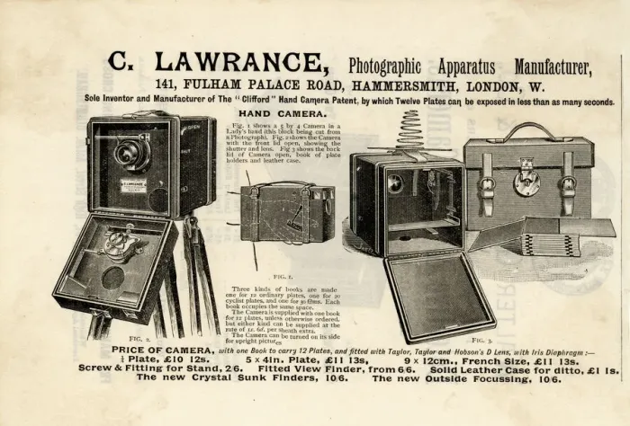 Framed Print : Camera advertisement Framed Print : Camera advertisement