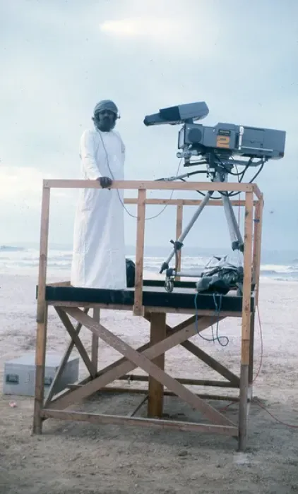 Framed Print : Cameraman in Oman Framed Print : Cameraman in Oman