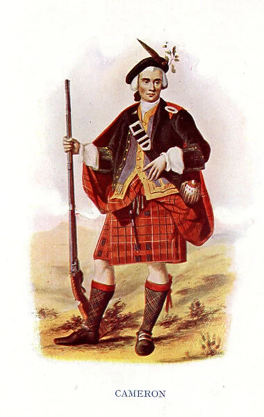 Cameron, Traditional Scottish Clan Costume