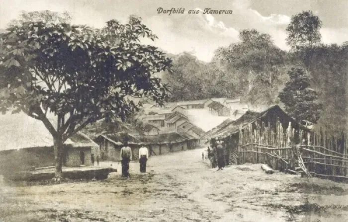 Framed Print : Cameroonian Village Framed Print : Cameroonian Village