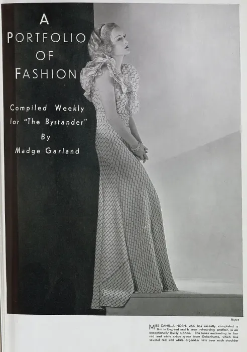 Framed Print : Camilla Horn, German actress and dancer (1903-1996), fashion studio portrait. With description, Miss Camilla Horn, who has recently completed a film in England and is now rehearsing another, is an exceptionally lovely blonde Framed Print : Camilla Horn, German actress and dancer (1903-1996), fashion studio portrait. With description, Miss Camilla Horn, who has recently completed a film in England and is now rehearsing another, is an exceptionally lovely blonde