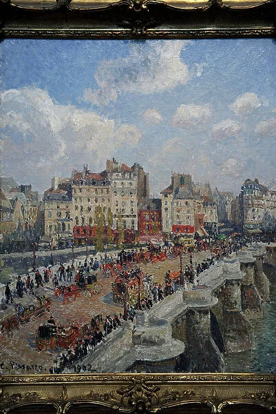 Camille Pissarro (1830-1903). The Pont-Neuf (1902). Museum o