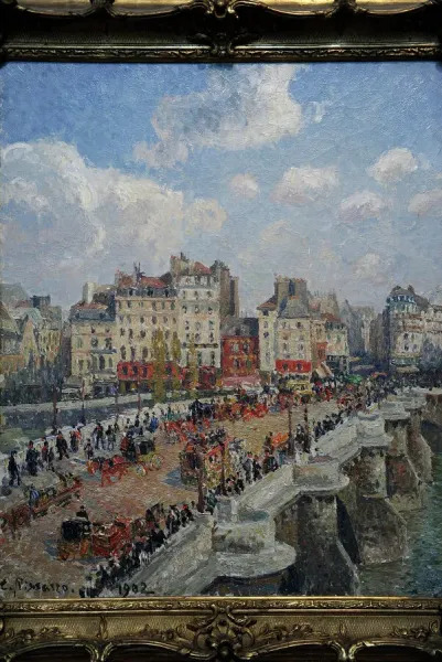 Camille Pissarro Print: The Pont-Neuf, 1902. Art Prints, Posters