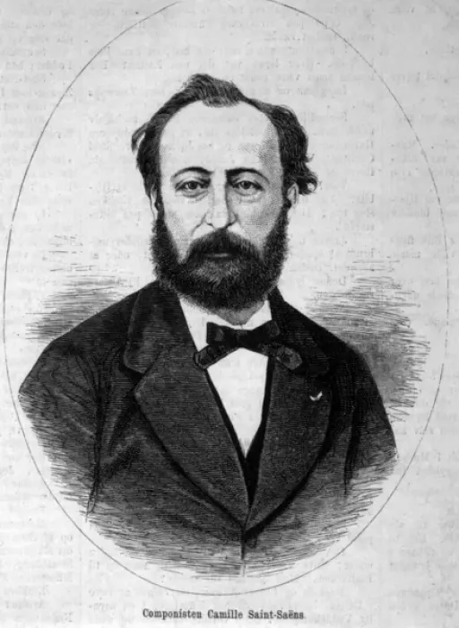 Framed Print : Camille Saint-Saens, French musician and composer Framed Print : Camille Saint-Saens, French musician and composer