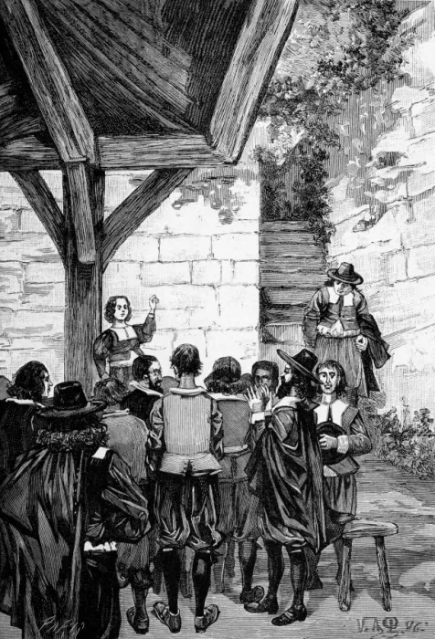 Framed Print : Camisard Preaching Framed Print : Camisard Preaching
