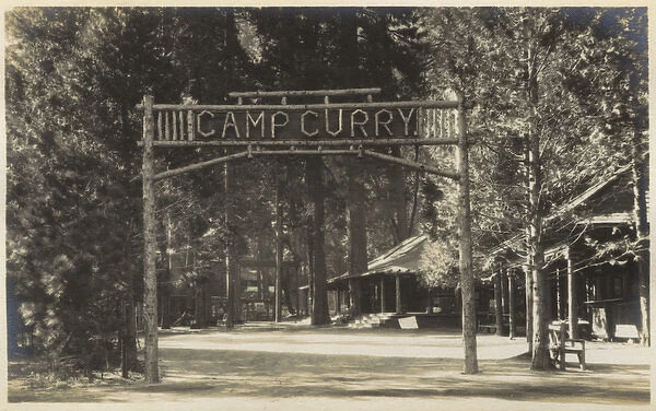 Camp Curry entrance, Yosemite National Park, USA