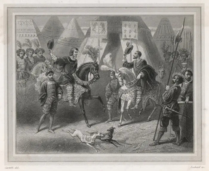 Framed Print : Camp Du Drap D or