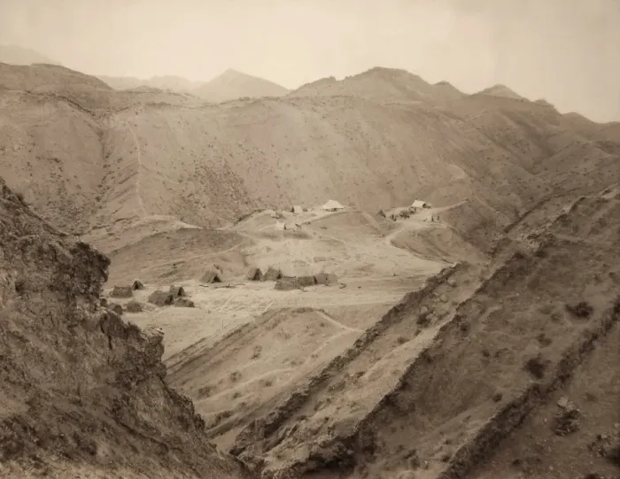 Framed Print : Camp in the Mountains of Iran Framed Print : Camp in the Mountains of Iran