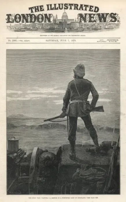 Framed Print : A Camp during Zulu War Framed Print : A Camp during Zulu War