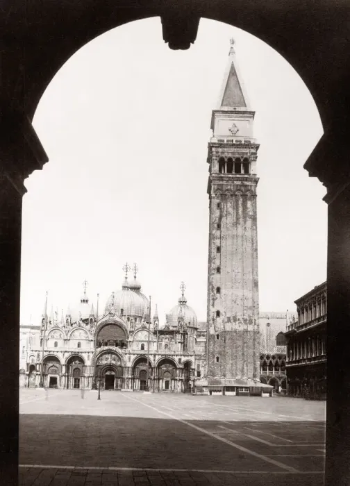 Framed Print : Campanile and St Marks cathedral, Venice, Italy Framed Print : Campanile and St Marks cathedral, Venice, Italy