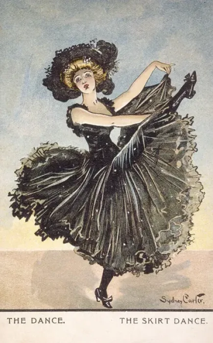Framed Print : Can-Can or Skirt Dance Framed Print : Can-Can or Skirt Dance