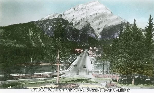 Canada - Cascade Mountain and Alpine Gardens, Banff