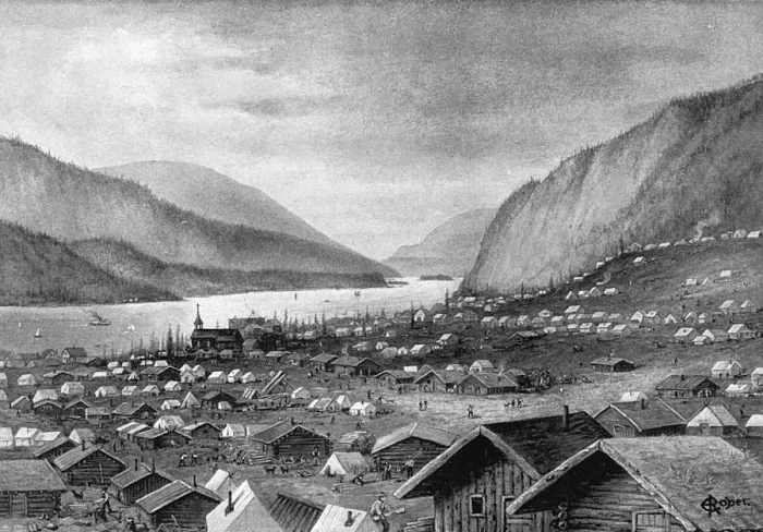Framed Print : Canada / Dawson City, 1898 Framed Print : Canada / Dawson City, 1898