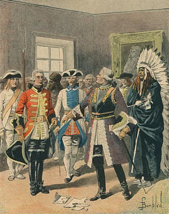 Framed Print : Canada : Defiant French Framed Print : Canada : Defiant French