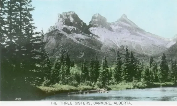 Framed Print : Canada - The Three Sisters, Canmore, Alberta Framed Print : Canada - The Three Sisters, Canmore, Alberta