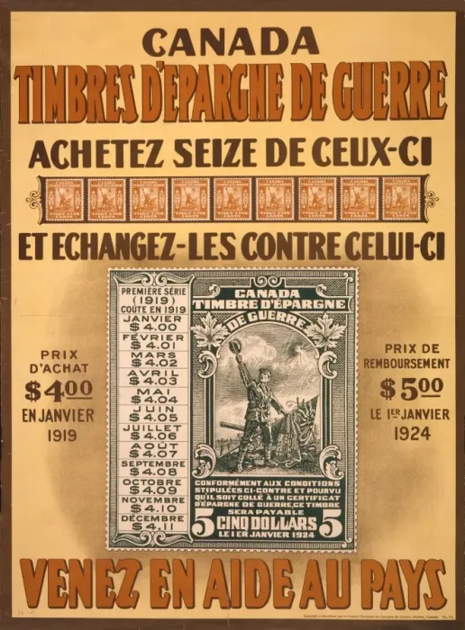 Framed Print : Canada timbres d epargne de guerre. Venez en aide au pays