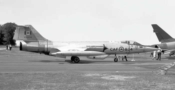 Framed Print : Canadair CF-104 104834 Framed Print : Canadair CF-104 104834
