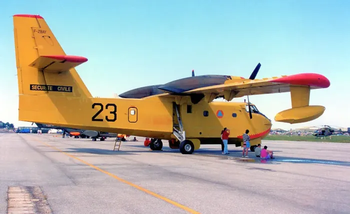 Framed Print : Canadair CL-215 F-ZBAY - 23 Framed Print : Canadair CL-215 F-ZBAY - 23