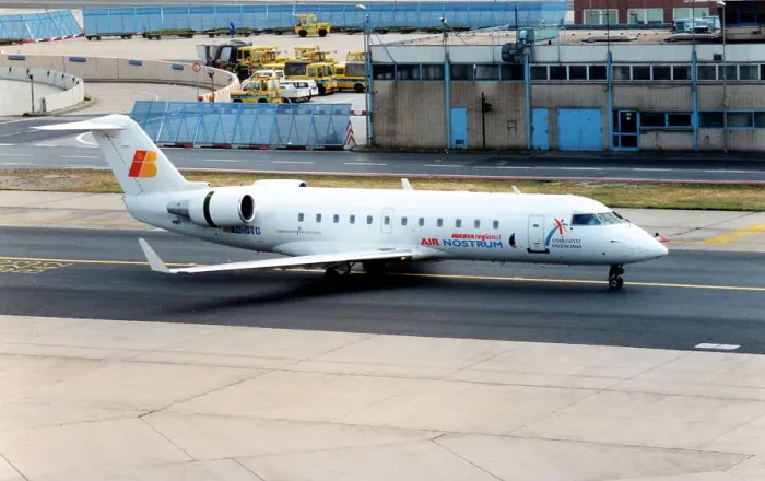 Framed Print : Canadair CRJ-100ER EC-GTG Framed Print : Canadair CRJ-100ER EC-GTG