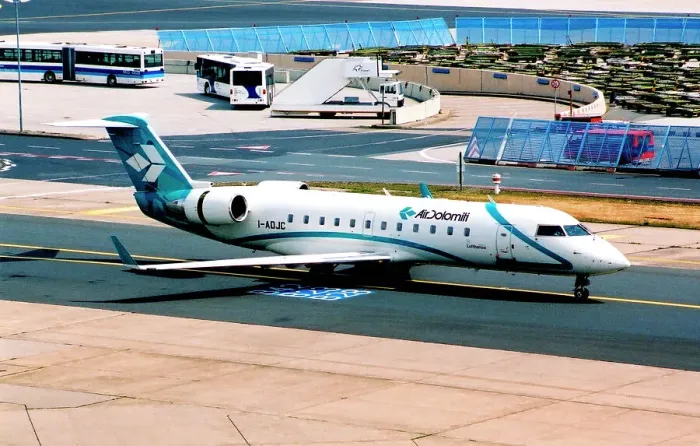 Framed Print : Canadair CRJ-200 I-ADJC Framed Print : Canadair CRJ-200 I-ADJC