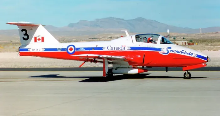 Framed Print : Canadair CT-114 Tutor 114156 Snowbird 3 Framed Print : Canadair CT-114 Tutor 114156 Snowbird 3