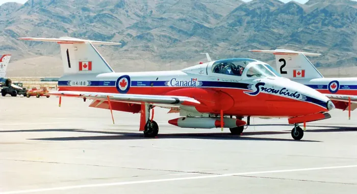 Framed Print : Canadair CT-114 Tutor 114188 Snowbird 1 Framed Print : Canadair CT-114 Tutor 114188 Snowbird 1