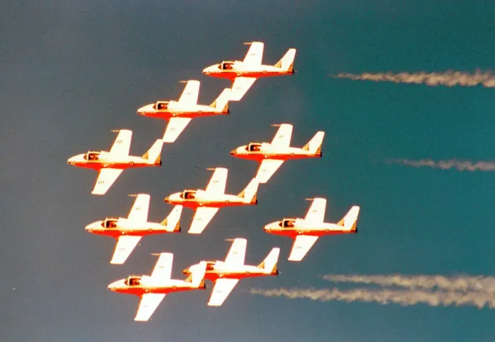 Framed Print : Canadair CT-114 Tutors of the Snowbirds