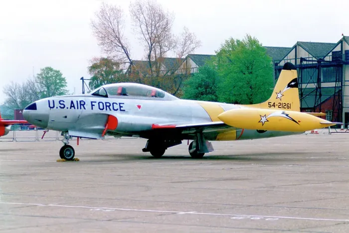 Framed Print : Canadair CT-133AN Silver Star 3 G-TBRD / N33VC Framed Print : Canadair CT-133AN Silver Star 3 G-TBRD / N33VC