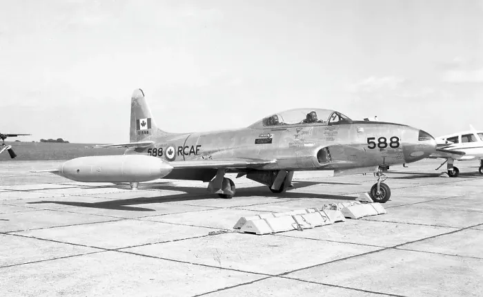 Framed Print : Canadair T-33AN Silver Star 21588 Framed Print : Canadair T-33AN Silver Star 21588