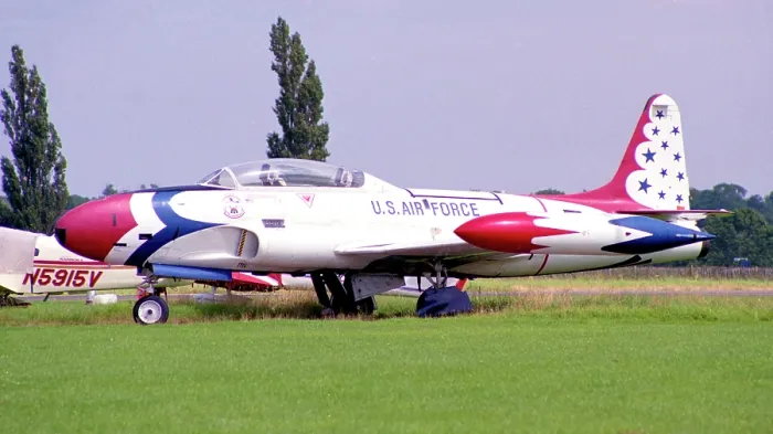 Framed Print : Canadair T-33AN Silver Star 3 G-BYOY Framed Print : Canadair T-33AN Silver Star 3 G-BYOY