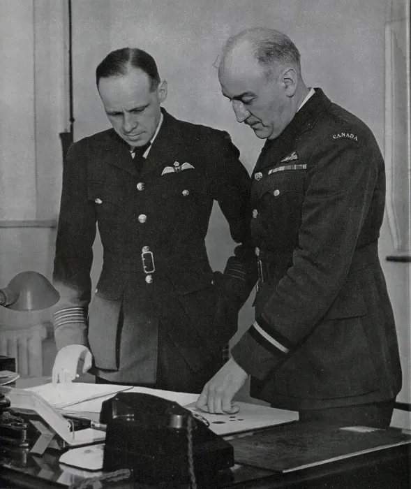 Framed Print : Canada's Air Chief in Britain Framed Print : Canada's Air Chief in Britain