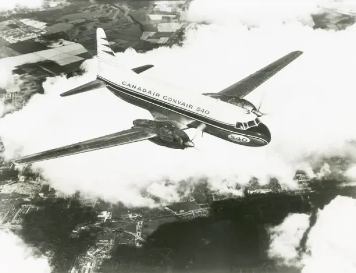 Framed Print : Canadian Convair 540 Framed Print : Canadian Convair 540