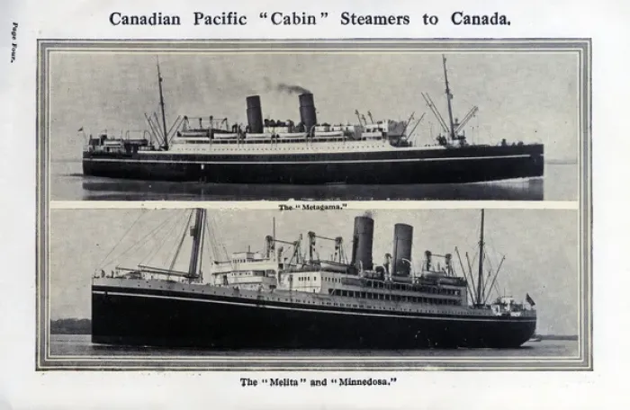 Framed Print : Canadian Pacific Cabin steamers to Canada Framed Print : Canadian Pacific Cabin steamers to Canada